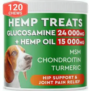 Pawfectchow Hemp + Glucosamine Treats for Dogs