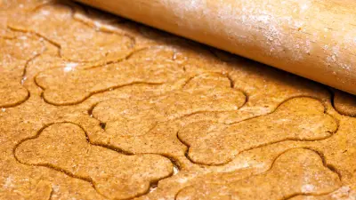 Recetas de golosinas caseras para perros con mantequilla de maní