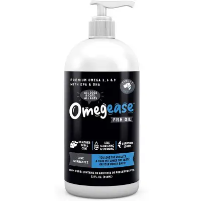 100% Pure Omega 3, 6 & 9 Fish Oil for Dogs