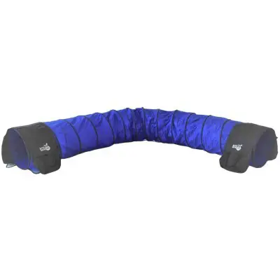 Open tunnel - Better Sporting Dogs 16 Foot Dog Agility Tunnel with Sandbags