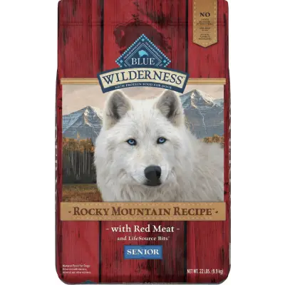 Blue Buffalo Wilderness Rocky Mountain Recipe with Red Meat Senior Grain-Free