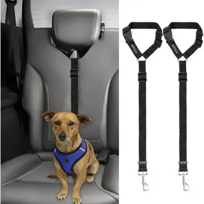 BWOGUE 2 Packs Dog Seat Belt Strap