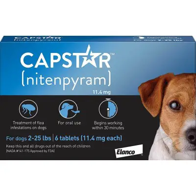 Capstar Flea & Tick Oral Treatment for Dogs