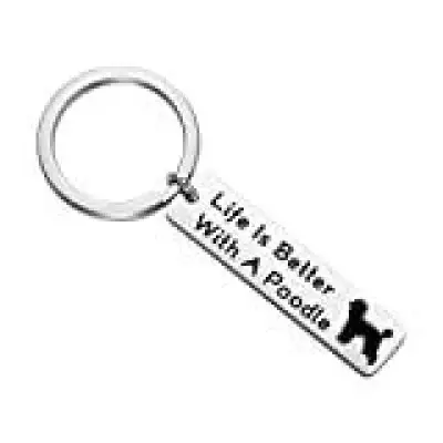 FEELMEM Dog Lover Gifts Life Is Better with A Poodle