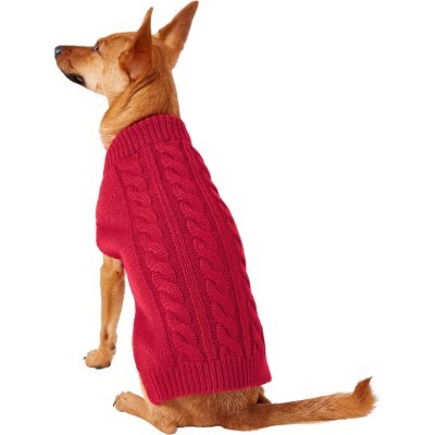 Frisco Dog & Cat Cable Knitted Sweater