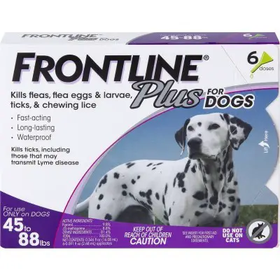 Frontline Plus Flea and Tick Treatment for Dogs