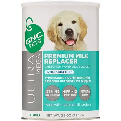 GNC Pets Ultra Mega Premium Goat's Milk Replacer Formula Powder for Puppies