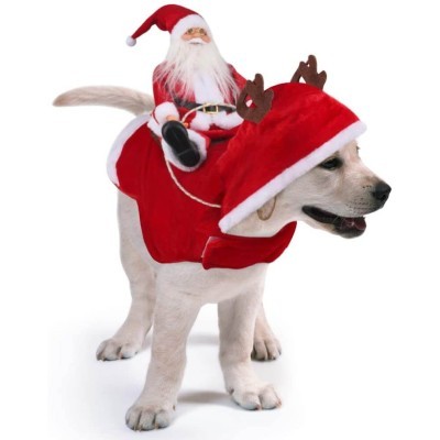 Idepet Santa Christmas Winter Hoodie