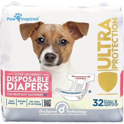 Paw Inspired Disposable Dog Diapers