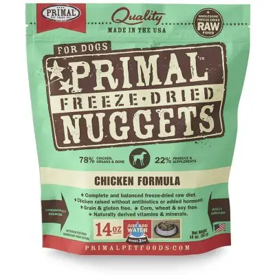Primal Freeze-Dried Dog Food Chicken Formula