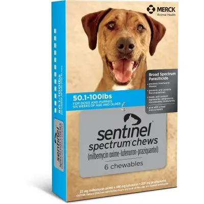 Sentinel Spectrum for dogs 50 - 100 lbs
