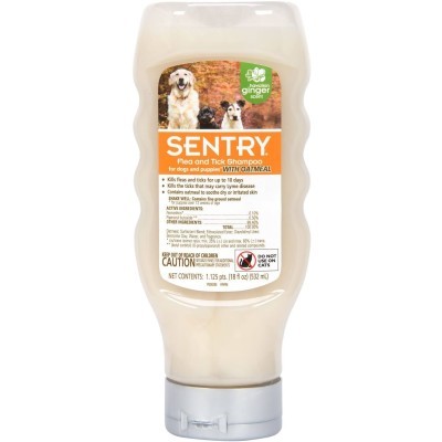 SENTRY Oatmeal Flea and Tick Shampoo for Dogs