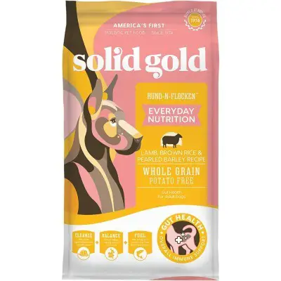 Solid Gold Hund-N-Flocken with Real Lamb, Brown Rice & Barley