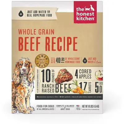 The Honest Kitchen Whole Grain Beef Recipe