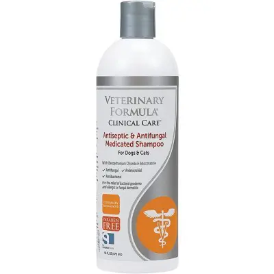 Veterinary Formula Antiseptic and Antifungal Shampoo for Dogs