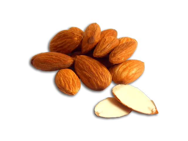 almonds closeup