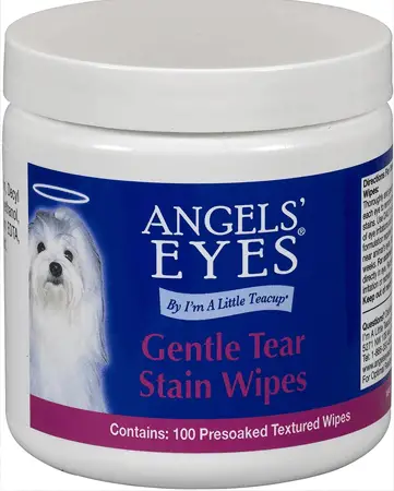 Angels' Eyes Gentle Tear Stain Wipes for Dogs and Cats