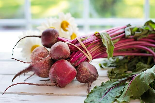 beets on table