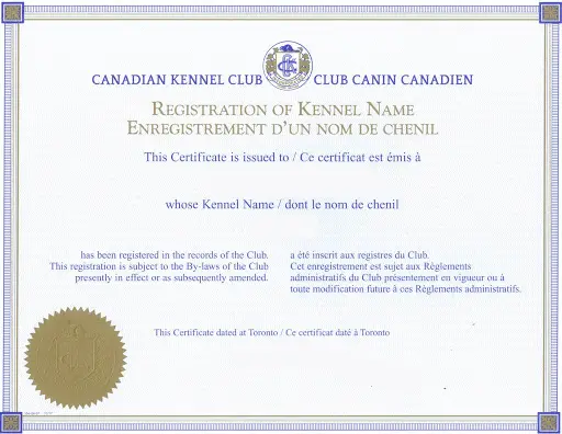 canadian kennel club