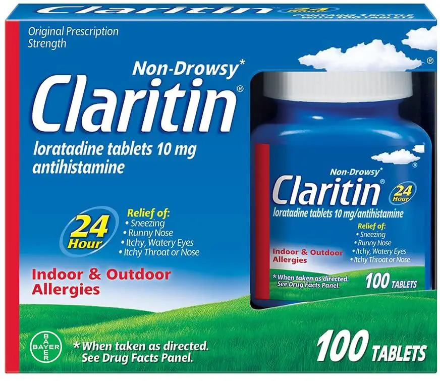 claritin package