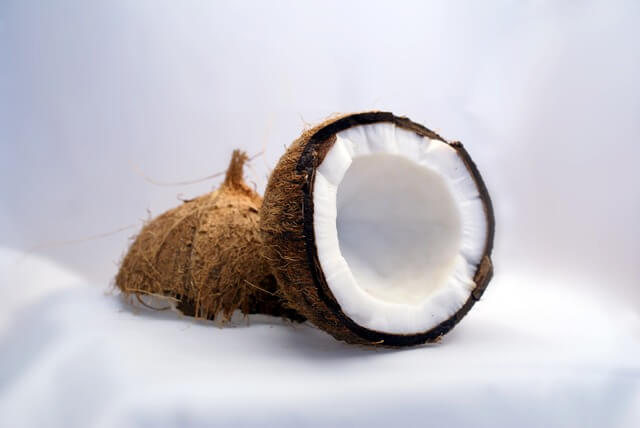 cracked coconut