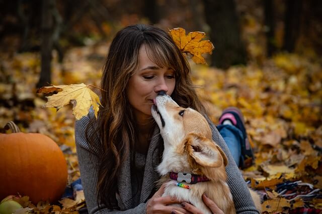 dog kiss