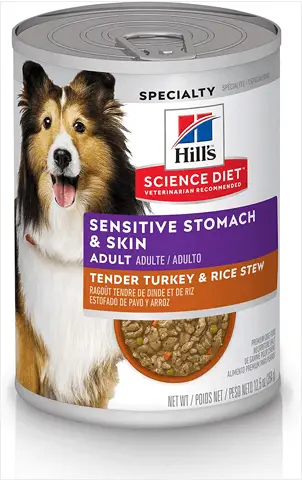 Hill's Science Diet Wet Dog Food, Adult, Sensitive Stomach & Skin