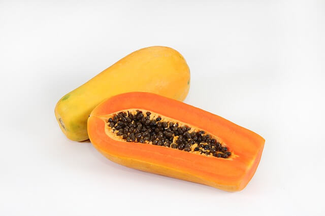 papaya cut