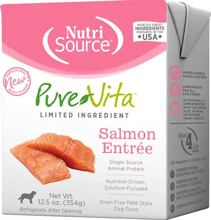 Pure Vita Salmon Entree Dog Food