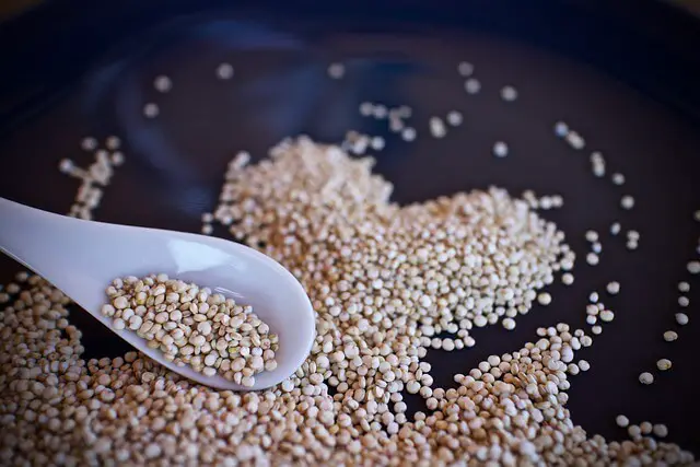 quinoa on table