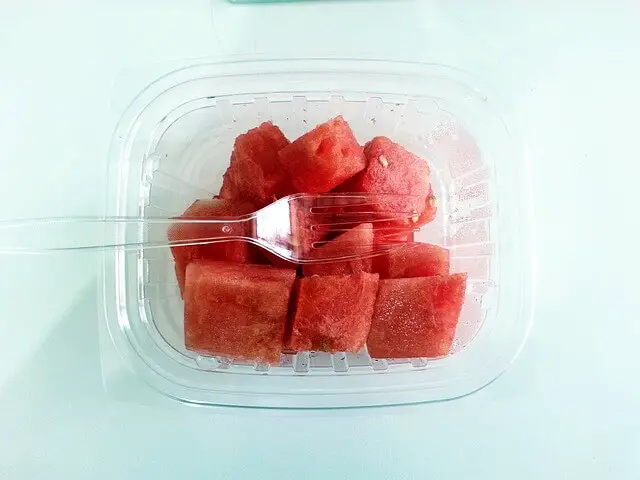 cubos de sandia